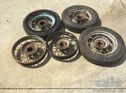 5 pcs 4.75 × 16 inch wheels for Austin Seven