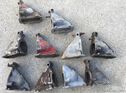 Aluminium support pieces for Austin Sevens