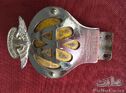 Large chromed AA badge no 50656 of the Automobile Association Auckland New Zealand