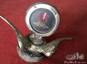 Boyce Motometer Midget model mounted on radiatorcap with wings
