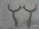 Veteran Benz W3 / W6 brass headlight forks