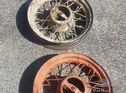 Three 16 inch Morris Eight wheels
