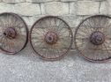 Three beaded edge wire wheels - Siddeley Deasy