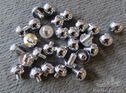 Chrome plated MMM (all MG models) bonnet 'stop' domes