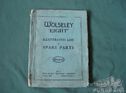 Wolseley documentation (parts book) for Wolseley
