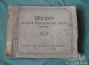 Wolseley documentation (parts book) for Wolseley
