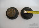 2 Brass hub caps for Darracq