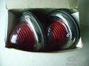 Pair of NOS Red Mushroom Lights. Make AEB