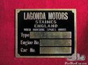 Lagonda Motors Type Plate