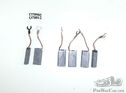 Set consisting of 2x D70966 and 4x D70912 / LCC020 / LCC010; Dynamo brush