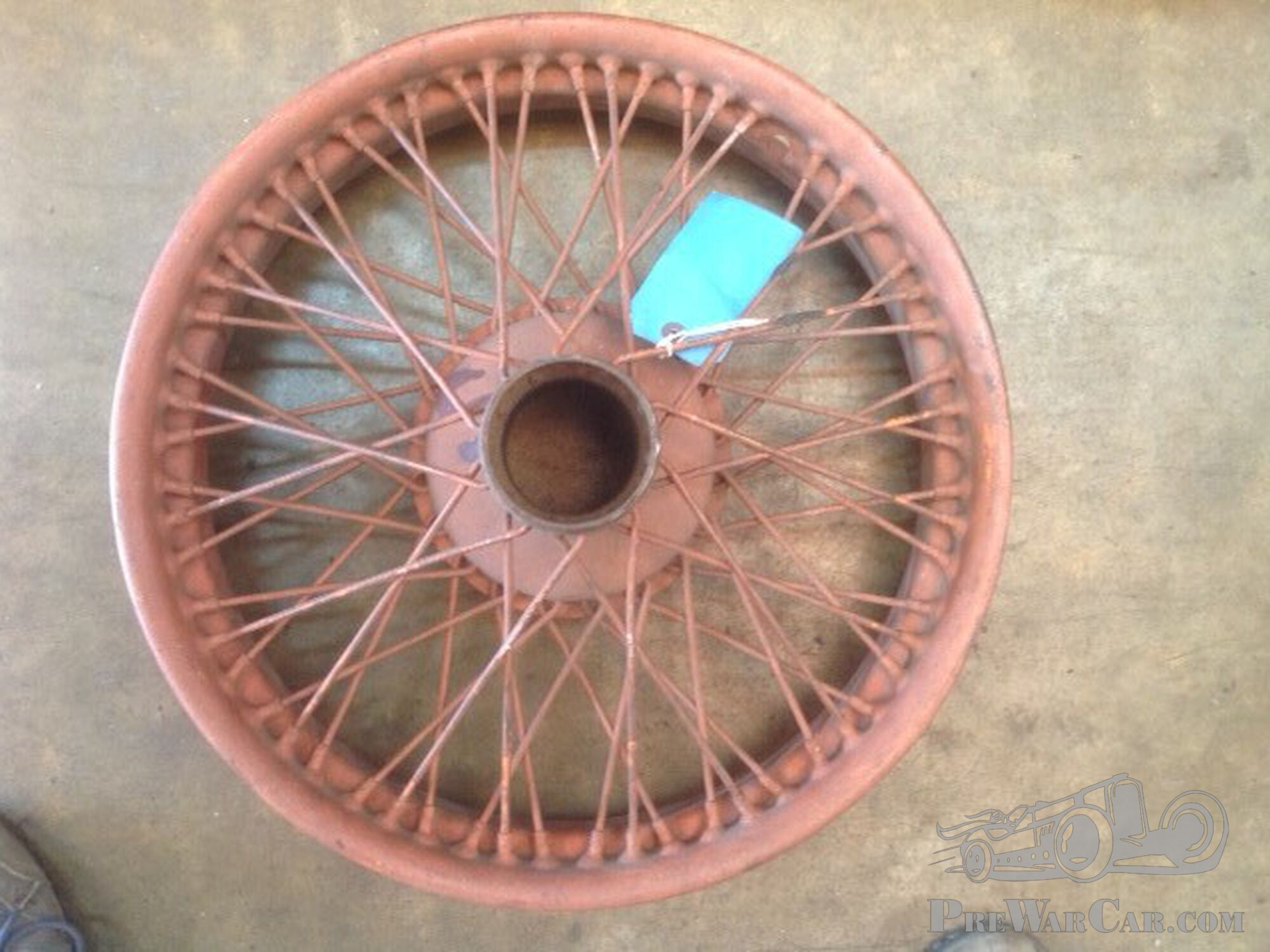 Single 18" wire wheel