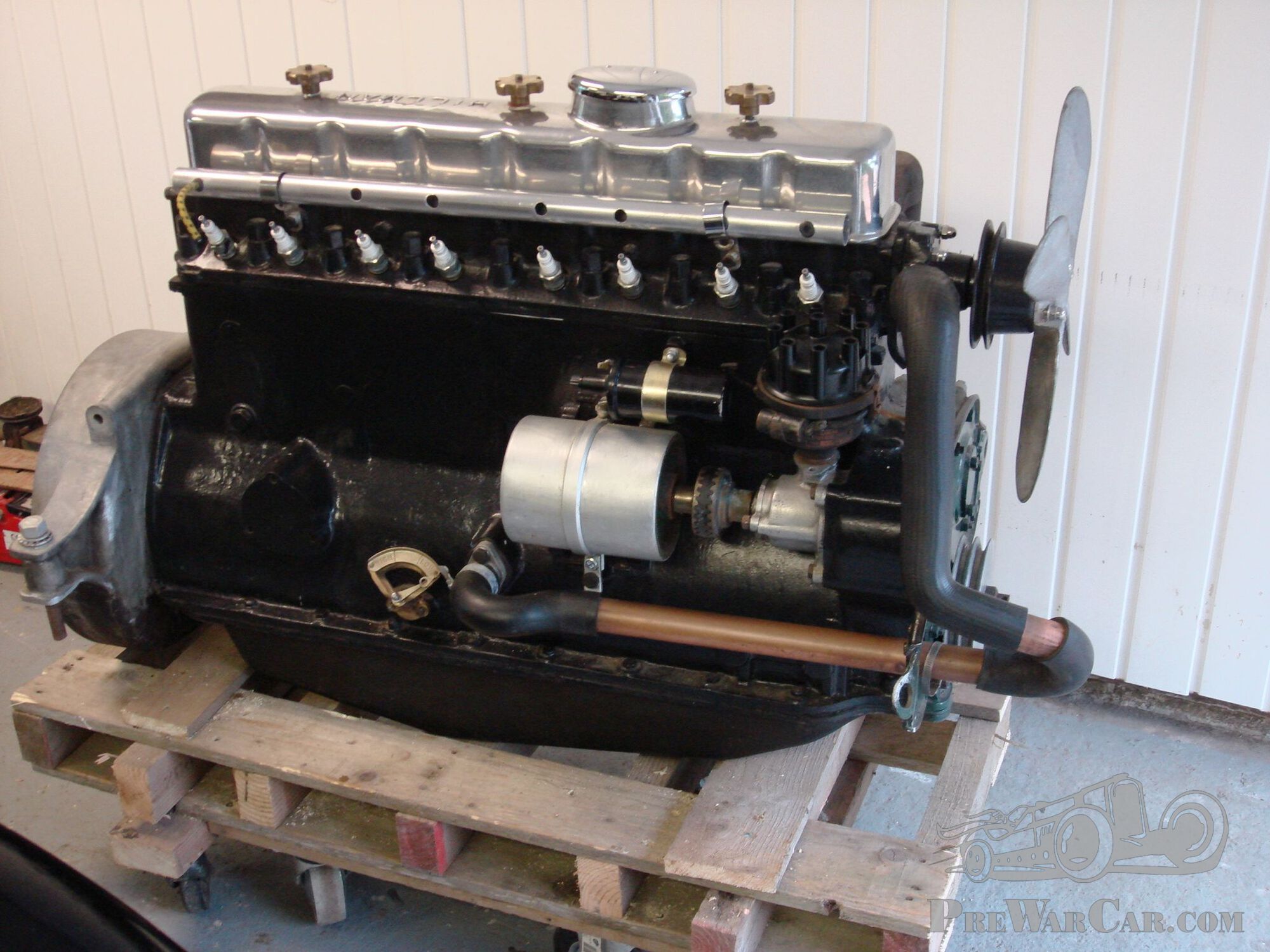 Hillman Vortic 2.6L Straight Eight OHV Engine 1930s vintage