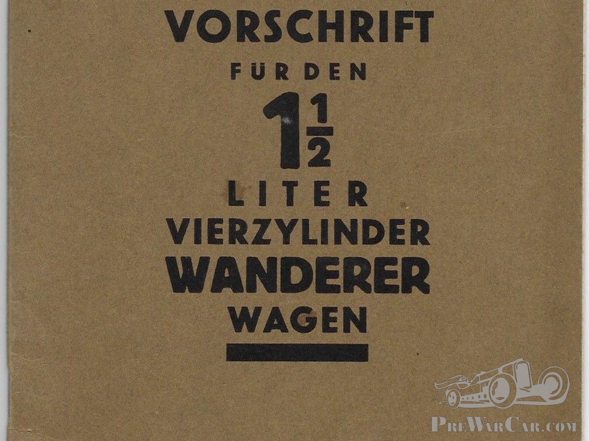 Wanderer 1,5 Liter type W10