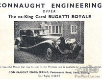 Hoe een Bugatti Royale bij Connaught terechtkwam