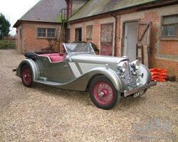 Talbot 110 Vanden Plas 4 seat sports tourer 1936