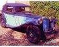 MG TA Tickford Drop head coupe 1939