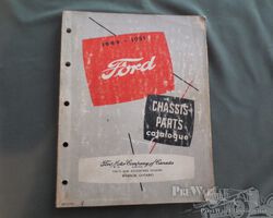 Ford documentation (parts book) for Ford