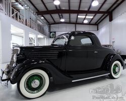 Ford Model 48 3-window rumble seat coupe 1935