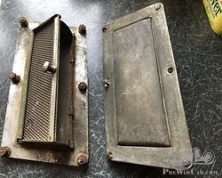 pair of vintage car body vents