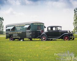 Ford Model A DeLuxe Coupe with Custom House Trailer 1931 for sale