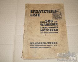 Wanderer documentation (parts book) for Wanderer