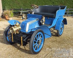 Schaudel Motobloc 10 hp twin cylinder four seat tonneau 1902