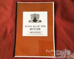 Rover documentation (manuals) for Rover