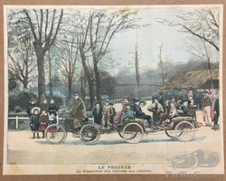 De Dion Bouton Motor Tricycle Artwork