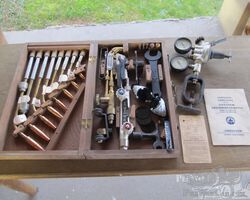 Unidentified workshop tools for A variety of cars