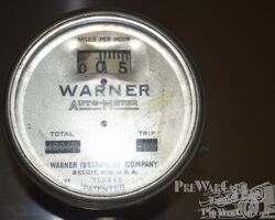 Warner auto meter clock / rev counter / speedo for a variety of American cars