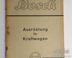 Bosch documentation (manuals) for A variety of cars