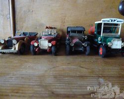 A variety of cars memorabilia for A variety of cars