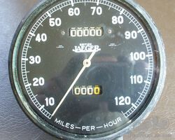 Jaeger 5" 120mph Motorcycle Speedometer "Special Equipment"