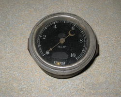 Eureka Pressure Gauge 10 psi Air or Oil