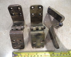 Brass door hinges