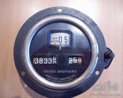1916  to 1926 Speedometer , Kilometers Per Hour.