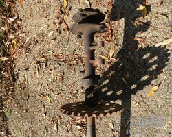 VETERAN OR EDWARDIAN CAR CHAIN DRIVE REAR AXLE. C.1910