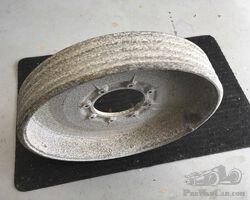 Front brake drum for 1920s Hispano Suiza H6 or H6B