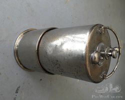 Large acetylene generator made by George Polkey