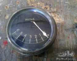 gauge oil glass biseauté