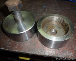 W.O.Bentley pair of rear hub pullers