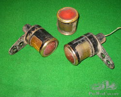 Pair of Tail Lamps Brass Construction