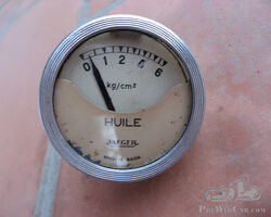 Oil pressure manometer JAEGER