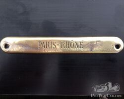 Paris-Rhone Dash deco plate