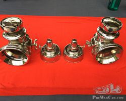 LUCAS Kings Own side lights F146 - Matching pair in original unrestored  condition.
