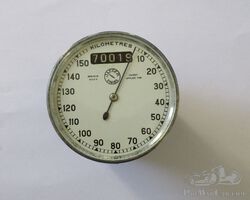 SPEEDOMETER JAEGER CHRONOMETRIC 150 KMH CYCLECAR OR MOTORCYCLE