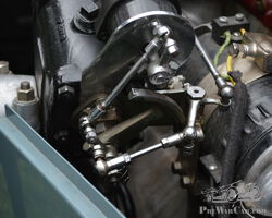 Chromed ignition handle for Alvis Speed 20