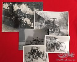 Photographs of various de Dion Bouton Tricycles and Forecars