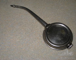 Lucas Nickel Plated No 3 Petrol Squirt Oil Can