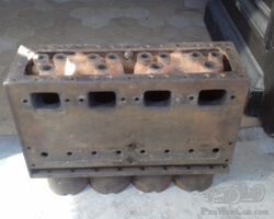1 Bugatti 49 engine block repaired on the side
